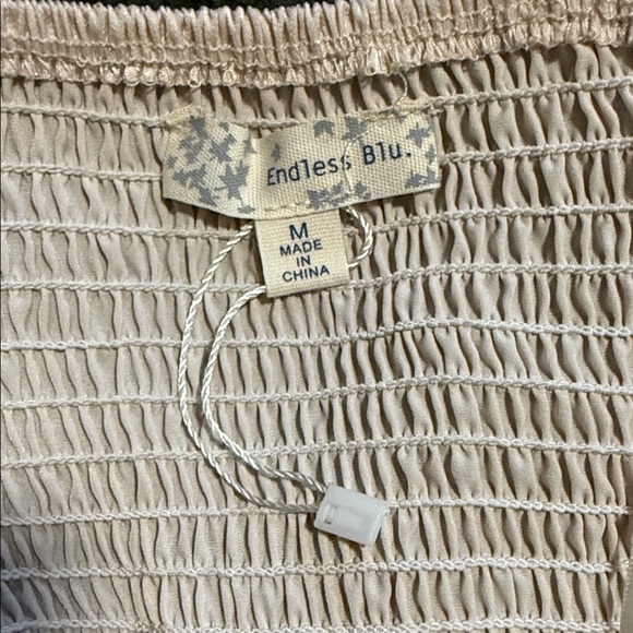 Chic Cream Mini Dress - Picture 2 of 3